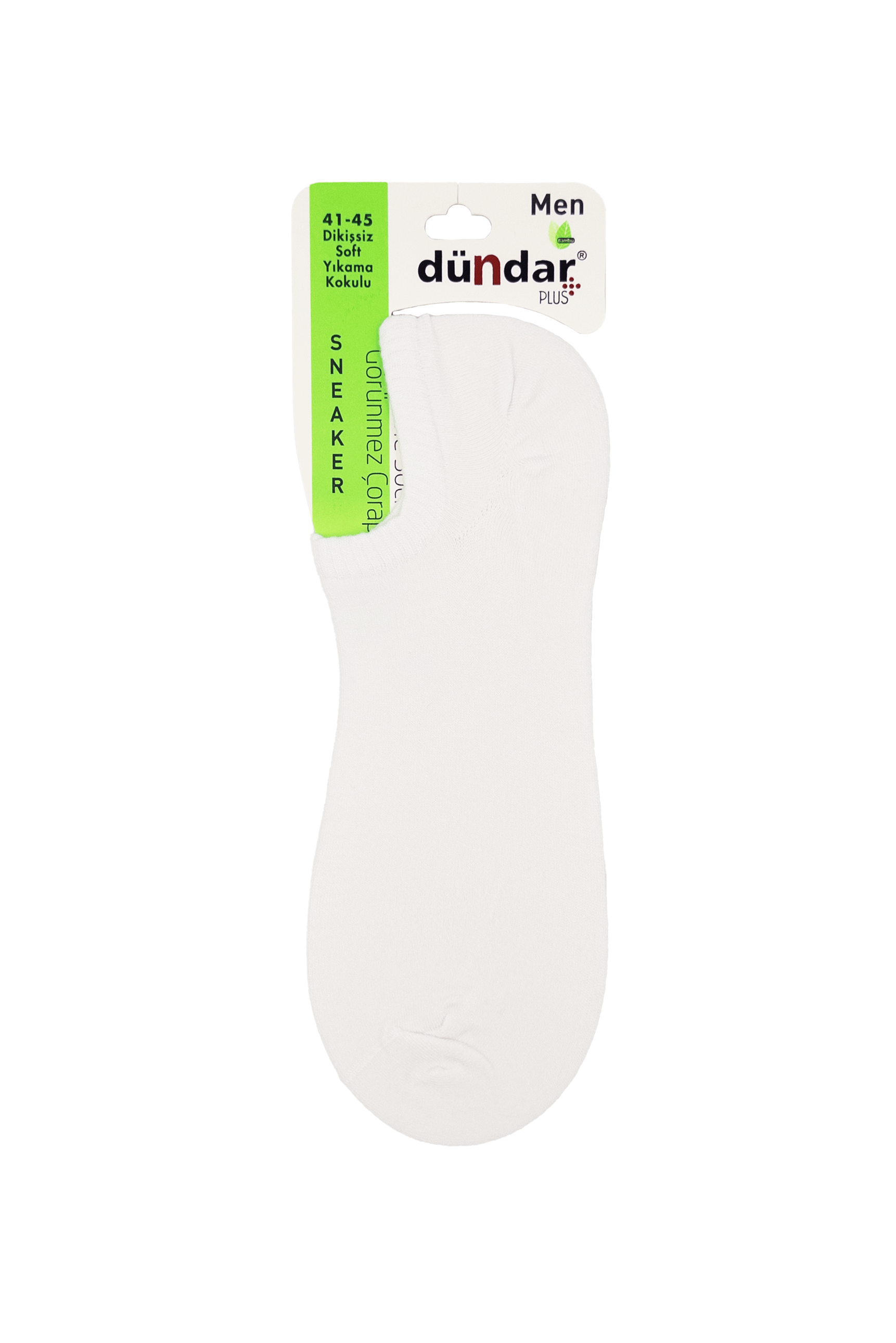 DÜNDAR PLUS ERKEK BAMBU SNEAKER SİYAH Beyaz