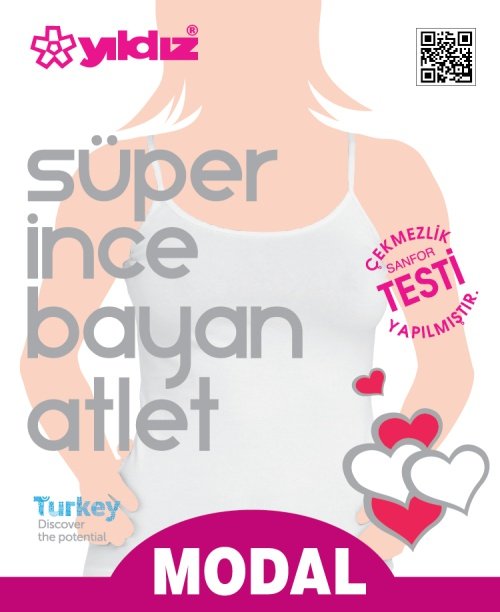 Yıldız Kadın  Süper İnce İp Askılı Atlet 2245 XL - Beyaz