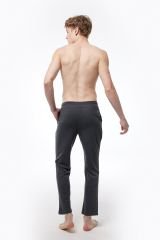 Malabadi Erkek Antrasit Beli Lastikli Cepli Tek Alt Düz Paça Pijama 6003