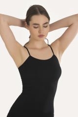 Nbb İp Askılı Dikişsiz Atlet 2433 XL - Siyah