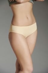 New Panty Lazer Kesim Silikonlu Bikini Külot S - Ten Rengi