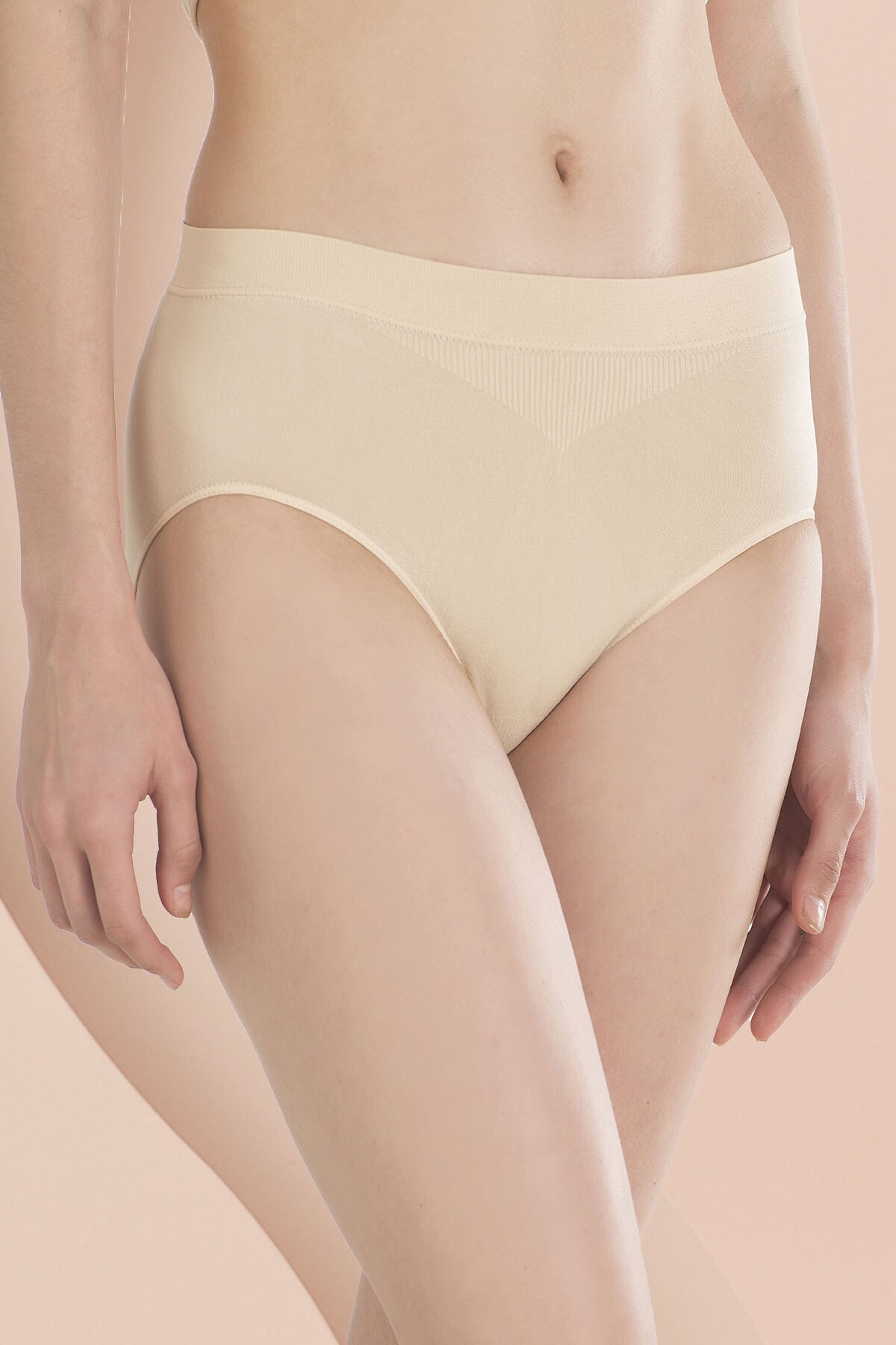 Nbb Kadın Dikişsiz Külot 2006 S - Ten Rengi