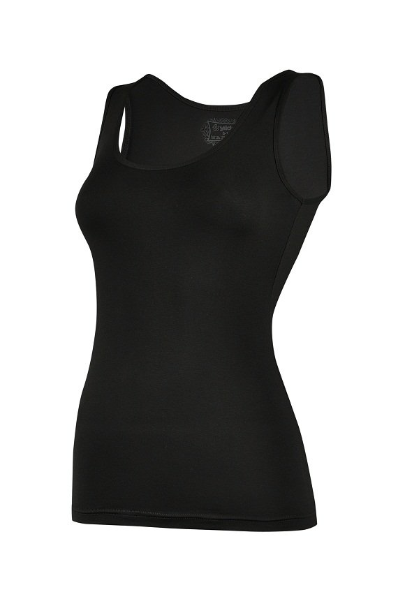 Yıldız Kadın Likralı Geniş Askılı Atlet 2175 S - Siyah