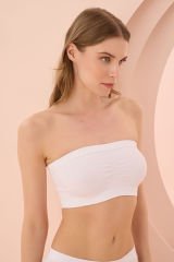 Nbb  Taktel Dikişsiz Büstiyer 2401 S - Beyaz