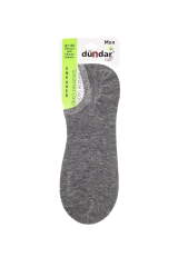 Dündar Erkek Sneaker Çorap Bambu Dikişsiz 12'li Gri