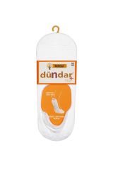 Dündar Kadın Modal Babet Çorap - 12 Adet Beyaz