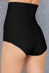 Doreanse Kadın Pamuklu Çıtçıtlı Bodysuit Korse 5930 M - Siyah