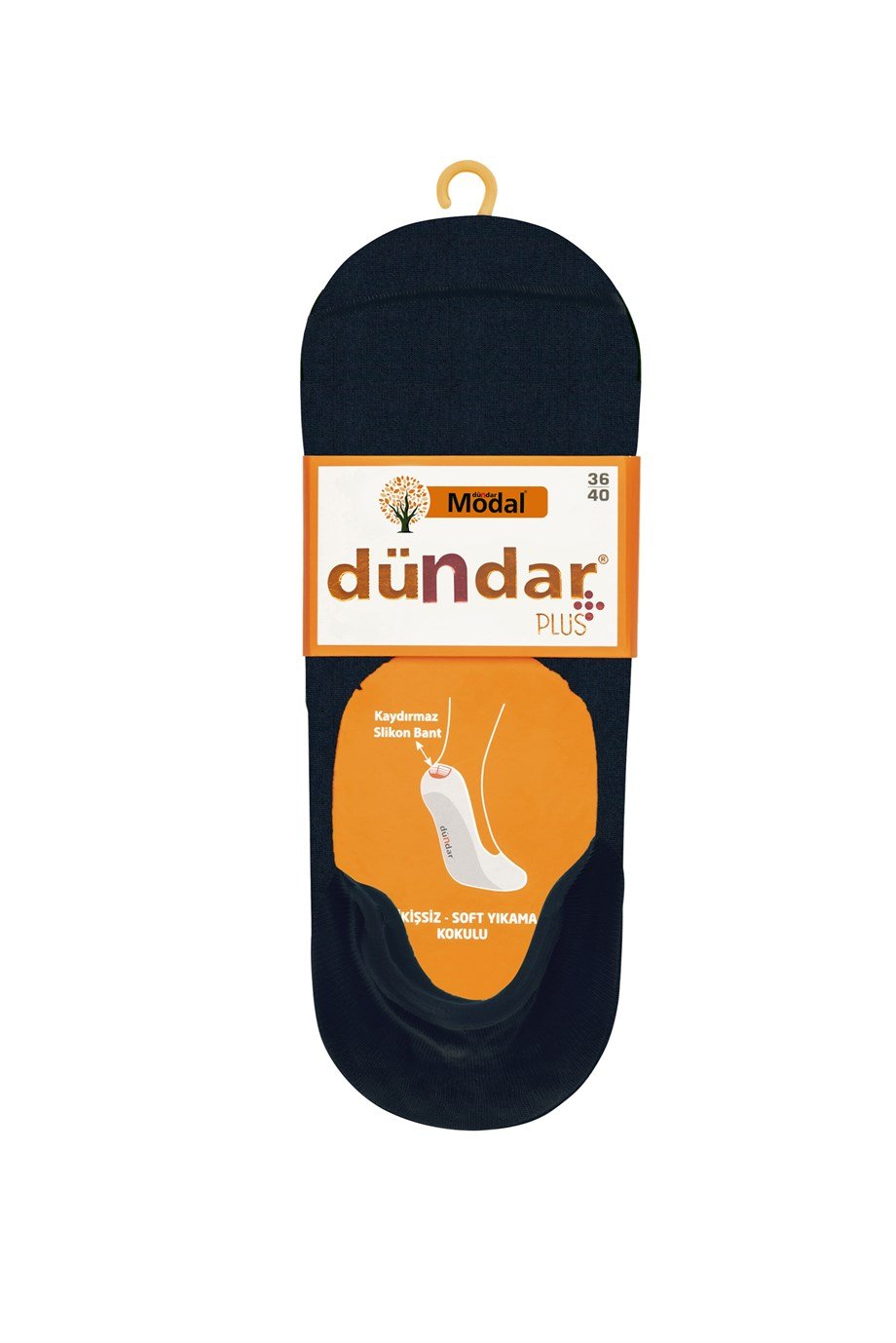 Dündar Kadın Modal Babet Çorap - 12 Adet Lacivert