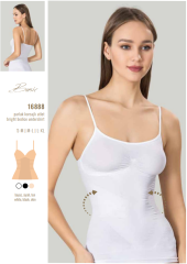 Miss Fit Mideli Ince Askılı Kadın Atlet Korse 16888