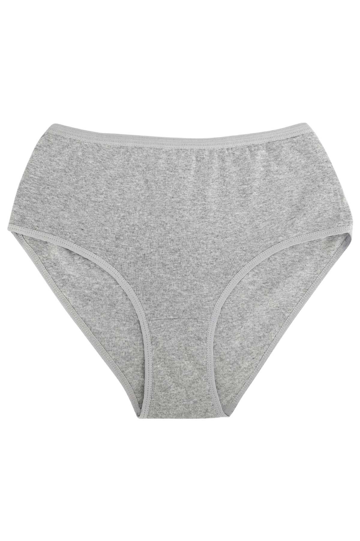 Sedef Yıldız 3'lü Kadın Ribana Bato Külot 1047 4 - Gri