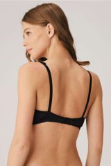 Anıl Kadın Balensiz Desteksiz Dolgusuz Toparlayıcı Yumuşak Süngerli Günlük Klasik Küçültücü Sütyen 3419 Siyah - 95B