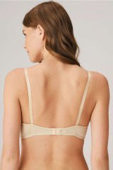 Anıl Kadın Balensiz Desteksiz Dolgusuz Toparlayıcı Yumuşak Süngerli Günlük Klasik Küçültücü Sütyen 3419 Ten Rengi - 100B