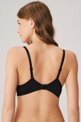 Anıl Kadın Balenli Extra Destekli Dolgulu Askıları Çıkabilen Günlük Klasik T-Shirt Sütyeni 3667 Siyah - 75B