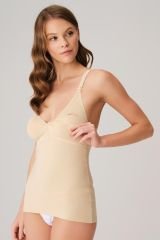 Anıl Kadın Modal Pamuklu Lohusa Önden Açılan Emzirme Atleti 8527 Ten Rengi - 85B