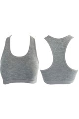 Hnx Pedli Gri Sporcu Kadın Rambo Sütyen