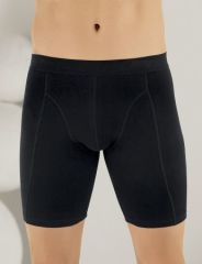 Şahinler Likralı Uzun Boxer ME114 S - Siyah