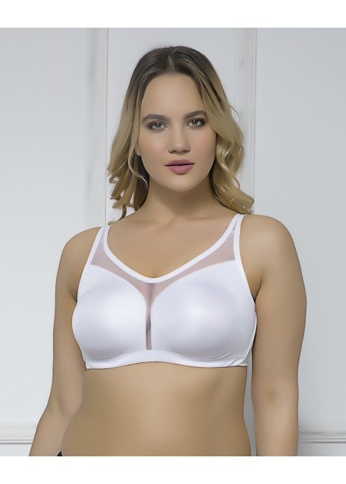 MOONLİGHT MİNİMİZER TOPARLAYICI SÜTYEN BALENSİZ 2126 80D - Beyaz