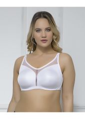 MOONLİGHT MİNİMİZER TOPARLAYICI SÜTYEN BALENSİZ 2126 80D - Beyaz