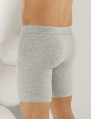 Şahinler Likralı Uzun Boxer ME114 XXL - Gri