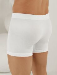 Şahinler Likralı Şahinler Yazılı Torbalı Boxer ME031 L - Beyaz