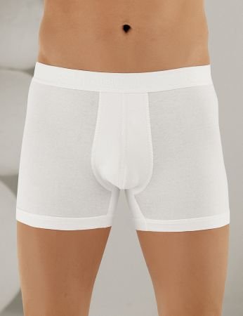 Şahinler Likralı Şahinler Yazılı Torbalı Boxer ME031 XL - Beyaz
