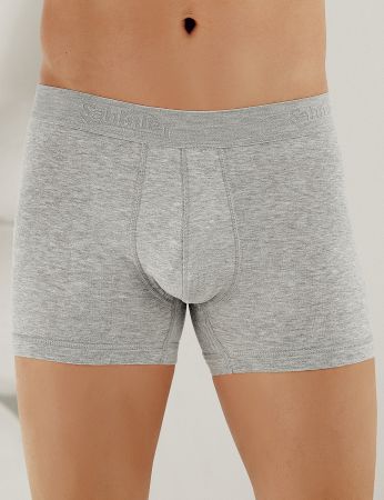 Şahinler Likralı Şahinler Yazılı Torbalı Boxer ME031 M - Gri