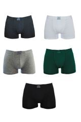 Malabadi Erkek Boxer 5 Li Paket Pamuklu Boxer 5M074
