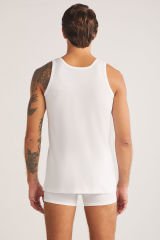 Henry Askılı 2 li Basic Erkek Atlet 3XL - Beyaz