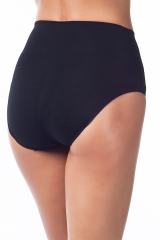 Miss Fit Kadın Ten Mideli Slip Korse Silikonlu 1001 Siyah - S/M