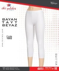 İki Yıldız Likralı Diz Altı Tayt 1002