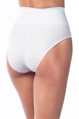 Miss Fit Kadın Ten Mideli Slip Korse Silikonlu 1001 Beyaz - XL/XXL