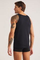 KOM Scott Askılı 2 li Basic Erkek Atlet XXL - Siyah