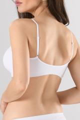 Miss Fit Kadın Modal İnce Askılı Büstiyer 11266 Beyaz - L/XL