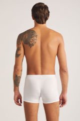 KOM Tight Pamuklu 2 li Erkek Boxer XL - Beyaz
