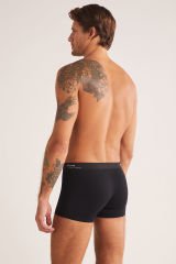 KOM Tight Pamuklu 2 li Erkek Boxer M - Siyah