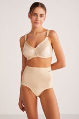 KOM Martına Toparlayıcı Dantelli Sütyen 75C - Ten Rengi