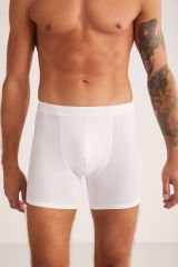 KOM Arsenal Pamuklu 2 li Erkek Boxer S - Beyaz