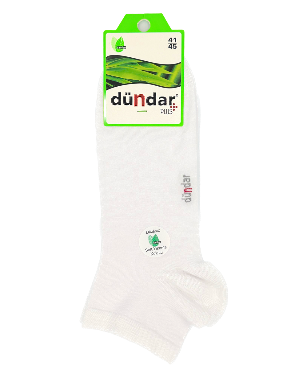 DÜNDAR PLUS ERKEK 12'Lİ BAMBU PATİK ÇORAP