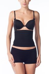 Miss Fit Kadın Bel Korse Silikonlu 34378 Siyah - S/M