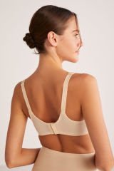 KOM Martına Toparlayıcı Dantelli Sütyen 90C - Ten Rengi