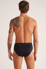 KOM Cuba Pamuklu 2 li Erkek Slip M - Siyah