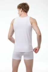 Malabadi Erkek Siyah Modal Atlet 008 S - Beyaz