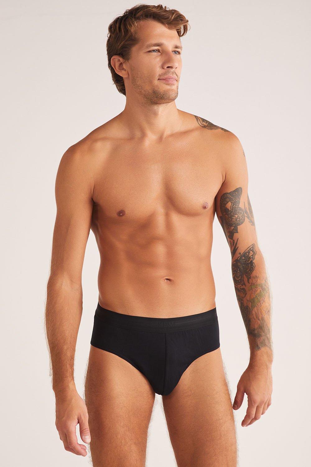 KOM Cuba Pamuklu 2 li Erkek Slip XL - Siyah