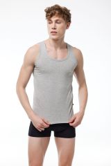 Malabadi Erkek Siyah Modal Atlet 008 S - Gri