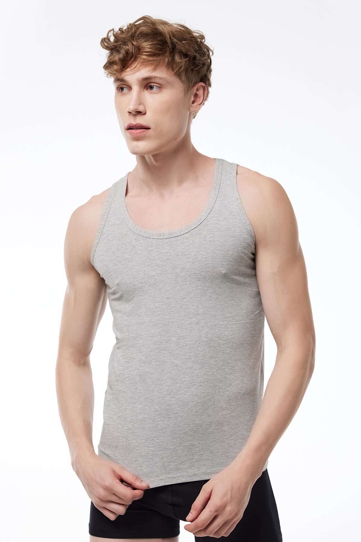 Malabadi Erkek Siyah Modal Atlet 008 M - Gri