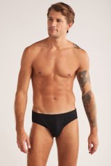 KOM Paul Pamuklu Basic 2 li Erkek Slip L - Siyah
