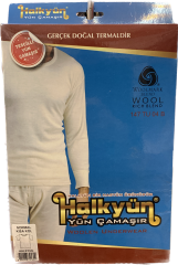 Halkyün Erkek Uzun Don %75 Yün