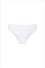 İki Yıldız Kadın Bambu Yüksek Bel Külot 2005 XXL - Beyaz