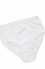 İki Yıldız Yüksek Bel Kadın Bato 160 XL - Beyaz