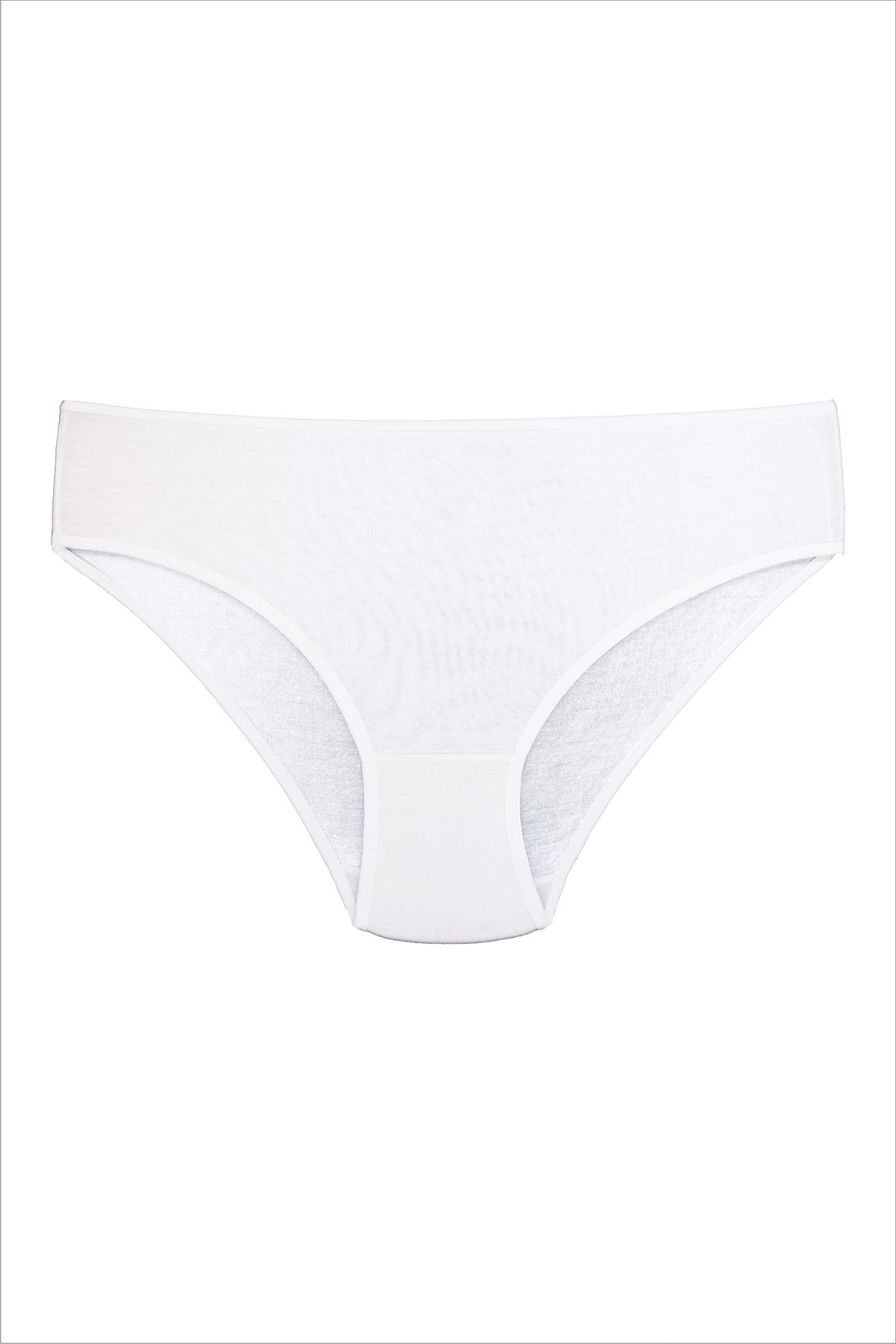 İki Yıldız Kadın Bambu Bikini Külot 2004 L - Beyaz